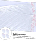25 Pack White Bubble Mailers Self Seal Padded Envelopes 24x35+5cm Waterproof Shockproof Packaging Bags