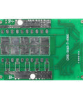 Solid 4S 12V LiFePO4 Battery Protection Board With Balanced Charging slings displayed on a green PCB designed for high power applications.
