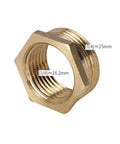 Hot Pneumatic Fitting For Your Gear This 1:2, 1:3, And 2:3 Solenoid Valve Supplement Component Is Totally Awesome And Super Simple To Install For Any Serious DIY Work Or Quick Fixes Without The Hassle, showing a brass hex nut size (3/4) and (3/8) for pneumatic systems.