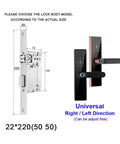 Top Tier Wireless Smart Door Lock With Slick Fingerprint Reader Keypad Passcode And Smartphone Wifi Link For No Fuss Foolproof House Entry In Sharp Matte Black Build - dimensions and mechanism display.