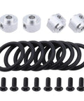 4 Pack RC Airplane Prop Saver 3.17mm Shaft Kit With Screws And Rubber O Rings For Electric Brushless Motors Fits 3.17mm Shafts