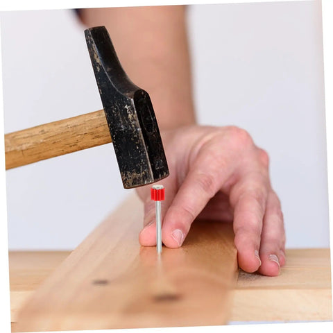 Top Shelf 100 Pack Concrete Nail Gun Spikes For Picture Hanging And Wall Mounting Heavy Duty Steel Fasteners With Maximum Penetration Grip For Masonry And Drywall That Will Hold Rock Solid And Crush Any Installation Task Smoothly