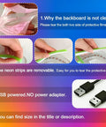 Steps for setup of Pink Neon LED Light Sign USB Powered 5V For Girls Bedroom Kids Room Wall Decor Hang It On Wall