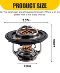 High Performance Engine Coolant Thermostat For Honda Crv Civic Crz Replaces Oem 19301 Paa 306 Rna 315, size 2.37in x 2.05in.