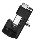 Heavy Duty Hammer Lug Crimping Tool For Automotive Wiring And Industrial Projects, durable black design with metal jaws.