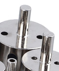 Jiawu 15 Piece Universal Hole Saw Kit With Emery Drill Bits For Cutting Ceramic Tiles Glass And Hard Surfaces Effortlessly Made Simple close-up chrome shank