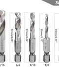 Pro Shop Ready 5 Piece Short Stubby Drill Bit Set Built Tough As Nails With Premium M2 Hss Steel for tight space drilling.