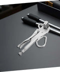 Adjustable Welding Clamp Pliers With Wide Flat Duckbill for auto body sheet metal repair on grey surface