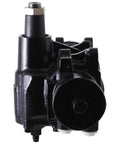 Heavy Duty Power Steering Gear For 1999 To 2007 Chevrolet And GMC 4WD 6.0 Liter, close-up view showing sector shaft and fittings.