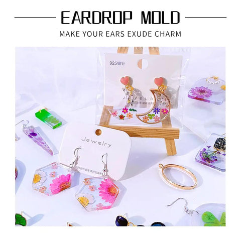 54 Pcs Epoxy Resin Jewelry Molds For Beginners, Complete Silicone Casting Set For Earrings Pendants And Keychains, No Stress Boho Craft Supplies For Your Next Straight Fire Diy Project