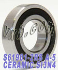 61901-2RS Ceramic Bearing 12x24x6 Stainless Steel Sealed ABEC-5 Bearings - VXB Ball Bearings