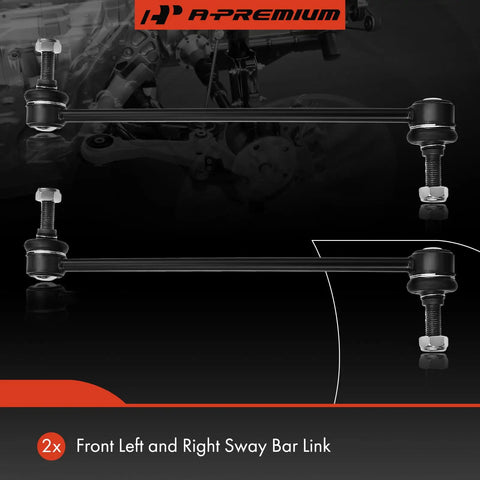 Front Sway Bar Link Stabilizer For Dodge Grand Caravan 1996 To 2020 Caravan 1996 To 2007 Town And Country 1996 To 2016 Voyager 1996 To 2003 Grand Voyager 2000 Pacifica 2004 To 2008 Plymouth Grand Voyager 1996 To 2000 Voyager 1996 To 2000 Volkswagen, black metal, 2x front links