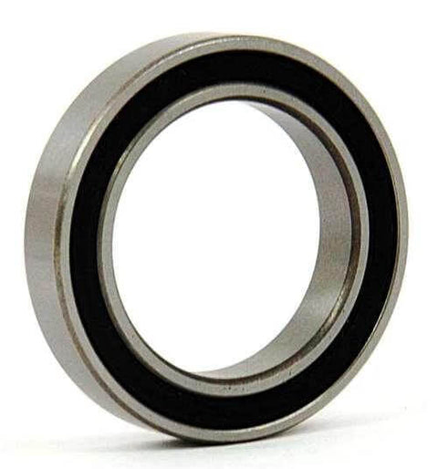 61905-2RS1 Bearing 25x42x9mm sealed ball bearing, chrome steel, rubber sealed, side view