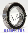 61908-2RS Sealed Bearing 40x62x12 - VXB Ball Bearings