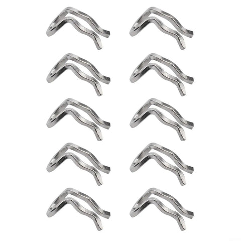 Stainless Steel Bicycle Brake Caliper Spring Clamps Pin Kit For XTR Slx And Mega Pad Fits Most Bikes With Easy Install Durable Multi Colors, 10 clips