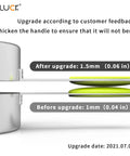 Magnetic Stainless Steel Measuring Cups And Spoons Set - upgraded 1.5mm handle thickness for improved durability