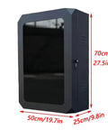 Heavy Duty Outdoor Electric Vehicle Charging Station Floor Stand, Beat The Elements Weather Guard, Galvanized Steel, 70cm tall.