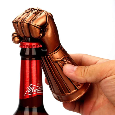 Infinity Gauntlet Bottle Opener Multipurpose Party Tool For Home Use Dope Thanos Style Resin And Metal Construction