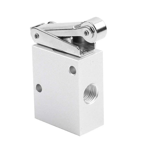 Heavy Duty Mechanical Pneumatic Roller Valve For Air Control With One Quarter Inch Ports No Sweat Setup Straight Up Reliable Pilot Diaphragm Control For Compressed Air Applications That Work Like A Charm