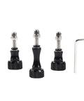 Aluminum Thumb Screw Bolts 3 Pack For GoPro Hero Cameras And Action Cams Mounts On Tripods And Monopods Two Short One Long