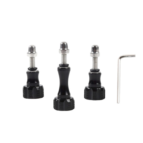 Aluminum Thumb Screw Bolts 3 Pack For GoPro Hero Cameras And Action Cams Mounts On Tripods And Monopods Two Short One Long