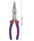 45 Steel Wire Cutter Pliers With Insulated Rubber Handle, 10.5 Inch Industrial Cutting Tool For Electrical Repairs, Non Slip Grip