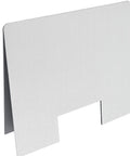 Heavy Hitter Coroplast A Frame Sign With Sleek Green Clover Motif And Single Sided Up Arrow Directs Foot Traffic Smoothly For Packing Zones Or Festival Season At Twenty Three Inch Wide Layout freestanding white corrugated plastic sign panel.