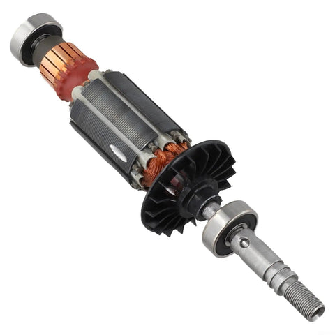 Straight Up Top Shelf Metal Armature And Spindle Assembly Replacement Part 2610009848 for Dremel 3000 with copper wiring and metal base.