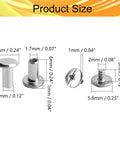 Product Size Chart for Killer 10 Pack M3 X 6mm Chicago Screws In 304 Stainless Steel Binding Posts.