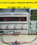Three-Pack XL4015 DC-DC Buck Converter Step-Down Module 5A 75W Adjustable Output Input 4-38V To Output 1.25-36V High Efficiency Power Regulator setup with power supply