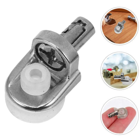 Close-up of 24 Pack Zinc Alloy Shelf Support Pegs for Cabinets and Cupboards with firm placement and seven shaped design