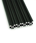 4 Pack 300mm V Slot Aluminum Extrusions 11.81 Inch Black Aluminum Profile European Standard Anodized Linear Rail For DIY 3D Printers And CNC Machines For Makers