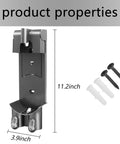 Must Have Docking Station Replacement Wall Mount Bracket For Dyson V6 Series Vacuums with screws, 11.2x3.9 inch gray