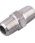 Stainless Steel Ball Valve One Quarter Inch NPT Standard Port One Piece Serviceable With Female To Female Threads Blue Vinyl Insulated Handle 304