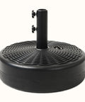 Beefy 70 Lb Weight Heavy Duty Water Fillable Umbrella Base Stand For Patio And Market Tables, Black, Sand Or Water Fillable