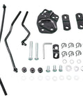 4 Speed Shifter Linkage Kit 3733163 Fits Buick Olds Chevy Impala Skylark Cutlass GTO Lemans Chevelle El Camino 1955 1968 Gearhead Approved GM Muscle Car Upgrade Today, black steel linkage and hardware
