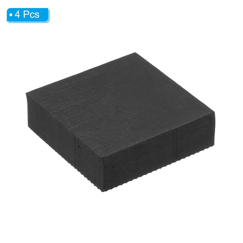 Badass Rubber Shock Absorbers Solid Anti Vibration Isolation Mats For Hvac And Home Appliances Thick Kickin Dampening Pads, 2 inch thick black rubber mount.
