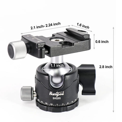 Built Different 28Mm Ball Head Tripod Mount For Rifle Shooting Sticks Rock Solid Quick Release Plate Smooth Precision Swivel Adjustments Compatible With Most Gun Gear