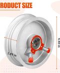 Heavy Duty 8 Ft 6 In Garage Door Cables For 7 Ft Doors, Torsion Spring Replacement Drums, product size dimensions in inches
