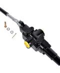 25 GPM Hydraulic Log Splitter Valve With 3500 PSI Rating, assembly parts, directional control with auto return detent lever, 1/2 inch work ports