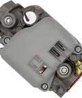 Gas Valve 150000 BTU Per Hour Natural Gas One Half Inch NPT Input To One Half Inch NPT Output One Stage With Hot Surface Ignition Or Direct Spark For Home Heating Furnaces No LP Conversion Kit Included, top view showing valve structure.
