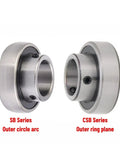 Pro Grade Insert Bearing Set SB201 SB202 SB203 SB204 SB205 SB206 Inch Size ID 17mm for machinery with SB and CSB series