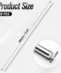 80 Pieces 1mm By 300mm 304 Stainless Steel Round Rods For DIYers And Lathe Pros, Smooth Surface, Rust Resistant Metal Shaft Rod Stock