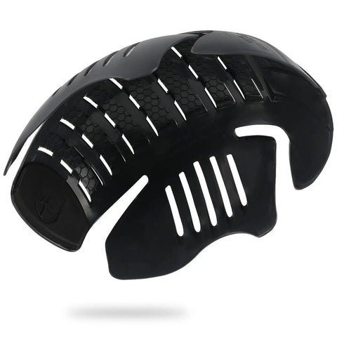 Lightweight HDPE Bump Cap Insert For Baseball Caps Ventilated Airlite All Day Comfort Protective Cap Liner Impact Resistant Hat Shield For Men And Women Hair Friendly Black