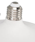 Close-up of E26 bulb socket on Totally Slick Remote Controlled Ceiling Fan Light Combo for secure light fixture fitting.
