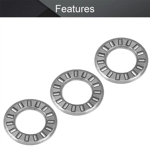 Five Pack Nta815 Thrust Needle Roller Bearings 1/2 X 15/16 X 5/64 Inch Precision Bearing Steel Heavy Duty Two Way Assembly Built Like Tank For Smooth Operation Under Heavy Loads And Hard Use