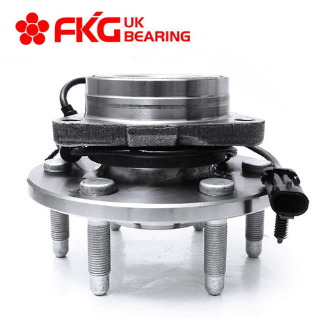 Front Wheel Bearing Hub Assembly For 4WD Rigs And Vans With ABS 6 Lug Fits Chevy Silverado 1500 Tahoe Sierra 1500