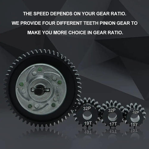 Upgrade Kit For 1/10 Slash 4X4 Slipper Clutch Stampede 4X4 Rustler 4X4 54T Spur Gear 32P Pinions 15T 17T 19T Gear Sets Replacement 6878