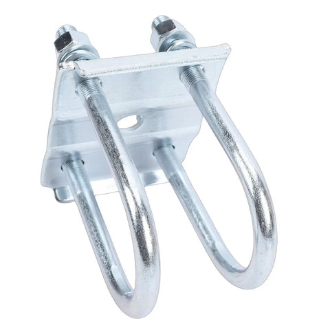 Essential 1/2 Inch U Bolt Kit For 3500 Lb Axle Repair Heavy Duty Suspension Hardware With 2 Inch Pitch And 5.5 Inch Length For Secure Trailer Trailering Fix It Now silver U-bolt kit