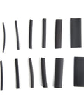 Super Durable 560 Pcs Heat Shrink Tubing Kit For Electrical Wire Insulation Protection Polyolefin Variety Of Sizes To Seal And Repair Cables In Style, assorted black tubes